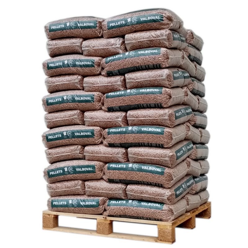 PELLET VALBOVAL – PALETE DE 65 SACOS DE 15 KG